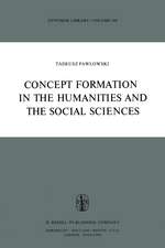 Concept Formation in the Humanities and the Social Sciences