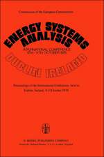 Energy Systems Analysis