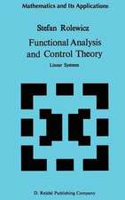 Functional Analysis and Control Theory: Linear Systems