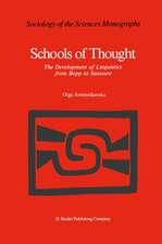 Schools of Thought: The Development of Linguistics from Bopp to Saussure