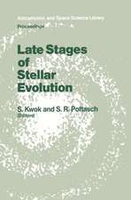 Late Stages of Stellar Evolution: Proceedings of the Workshop Held in Calgary, Canada, from 2–5 June, 1986