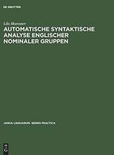 Automatische syntaktische Analyse englischer nominaler Gruppen