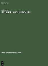 Etudes linguistiques