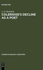 Coleridge's decline as a poet