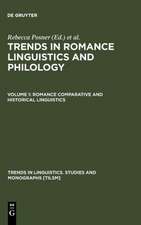 Romance Comparative and Historical Linguistics