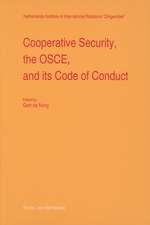 Cooperative Security, the OSCE, and its Code of Conduct