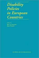 Disability Policies in European Countries