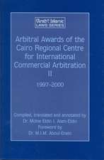 Arbitral Awards of the Cairo Regional Centre for International Commercial Arbitration - Arbitral Awards of CRCICA Volume 2 (1997-2000)