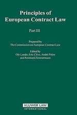 Principles of European Contract Law - Part III