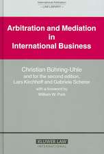 Arbitration and Mediation in International Business