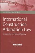 International Construction Arbitration Law