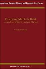 Emerging Markets Debt: An Analysis of the Secondary Market