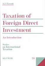 Taxation of Foreign Direct Investment, an Introduction