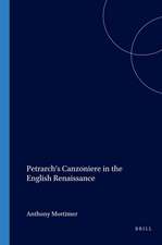 Petrarch’s Canzoniere in the English Renaissance