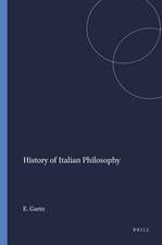 History of Italian Philosophy