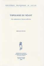 Topologie Du Neant: Une Approche de L'Ecole de Kyoto