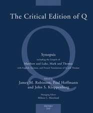 The Critical Edition of Q