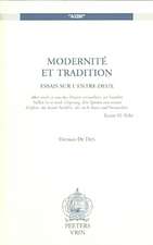 Modernite Et Tradition