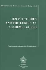 Jewish Studies and the European Academic World