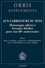 Aux Carrefours Du Sens