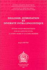 Diglossie, Hybridation Et Diversite Intra-Linguistique