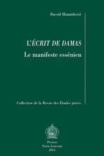 L'Ecrit de Damas: Le Manifeste Essenien