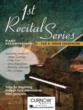 First Recital Series: Piano Accompaniment for BB Tenor Saxophone