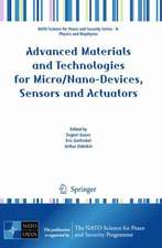 Advanced Materials and Technologies for Micro/Nano-Devices, Sensors and Actuators