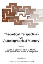 Theoretical Perspectives on Autobiographical Memory