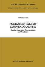 Fundamentals of Convex Analysis: Duality, Separation, Representation, and Resolution