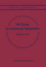 An Essay in Universal Semantics