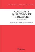 Community Quality-of-Life Indicators: Best Cases II