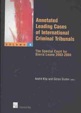 Annotated Leading Cases of International Criminal Tribunals - Volume 09