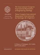 7th International Congress International Association of Engineering Geology, volume 3: Proceedings / Comptes-rendus, Lisboa, Portugal, 5-9 September 1994, 6 volumes