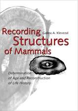 Recording Structures of Mammals