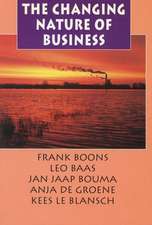 The Changing Nature of Business: Institutionalisation of Green Organisational Routines in the Netherlands 1986-1995