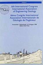 6th international congress International Association of Engineering Geology, volume 1: Proceedings / Comptes-rendus, Amsterdam, Netherlands, 6-10 August 1990