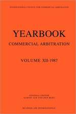 Yearbook Commercial Arbitration, 1987