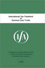 International Tax Treatment of Common Law Trusts