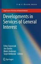 Developments in Services of General Interest