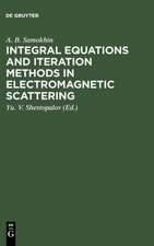 Integral Equations and Iteration Methods in Electromagnetic Scattering