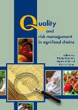 Quality and risk management in agri-food chains