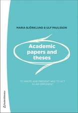 Academic Papers & Theses