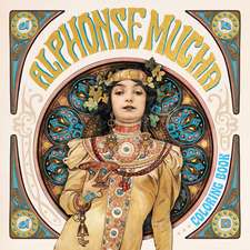 Alphonse Mucha Coloring Book