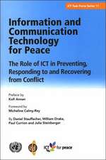 Information And Communication Technology for Peace