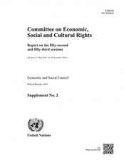 Report of the Committee on Economic, Social and Cultural Rights