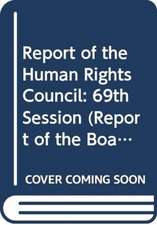 Report of the Human Rights Council