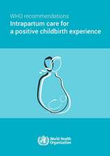 Who Recommendations on Intrapartum Care for a Positive Childbirth Experience