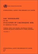 Cadmium, Nickel, Some Epoxides, Miscella neous Industrial Chemicals and General Considerations on Volatile Anaesthetics. IARC Vol 11