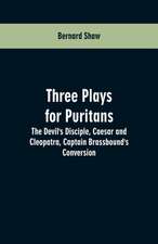 Three Plays for Puritans